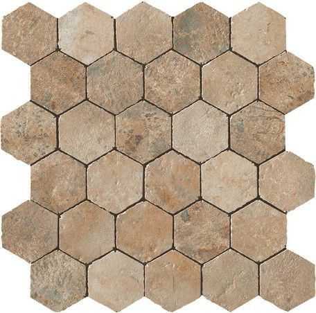 Декор Aix Beige Honeycomb Tumbled 30x31