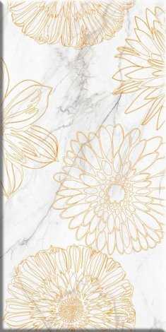 Декор Briere белый Flower 2 30x60