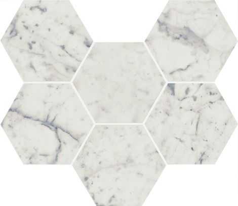 Мозаика Charme Extra Floor Project Carrara Гексагон