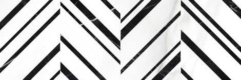 Плитка Gatsby черно-белый 25x75