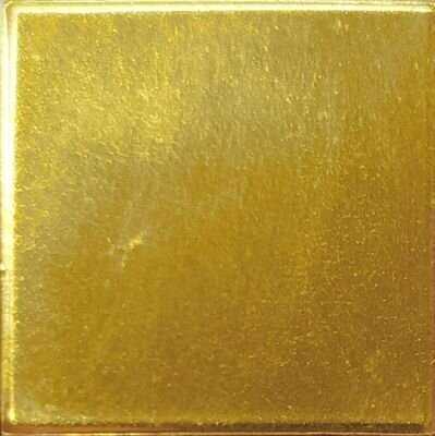 Мозаика Gold желтое напольное гладкое золото 2х2