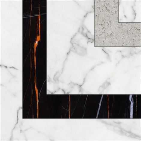 Декор Marble Trend Carrara Вставка 10x10