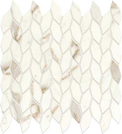 Декор Marvel Shine Calacatta Prestigio Mosaico Twist Silk 30