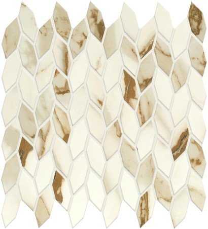 Декор Marvel Shine Calacatta Imperiale Mosaico Twist Shiny 30