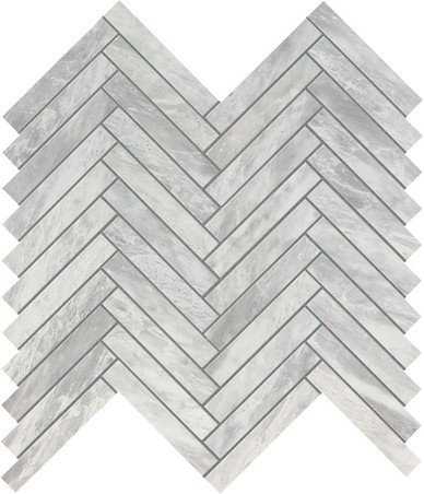 Декор Marvel Stone Bardiglio Grey Herringbone Wall 30x30