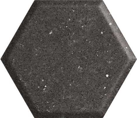 Плитка Space Dust Nero Heksagon Struktura A 17
