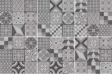 Декор Square Pattern Mix F Decoro 60x60
