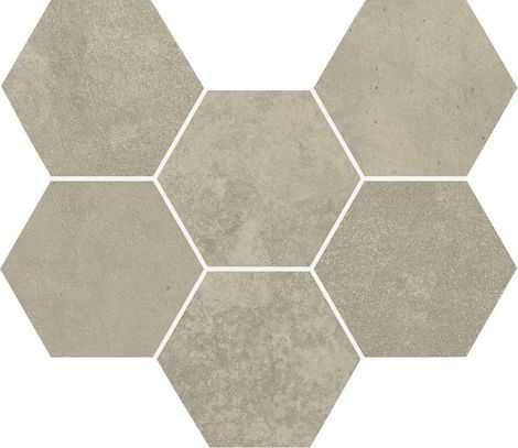 Мозаика Terraviva Greige Mosaico Hexagon