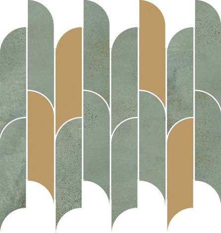 Мозаика Tissue green