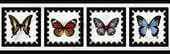 Бордюр Victorian Marble Gold Butterfly Border 7