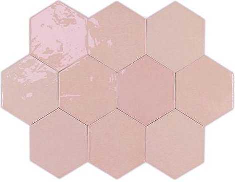 Плитка Zellige Hexa Pink 10