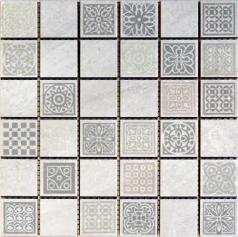 Мозаика Атриум декоративная серый