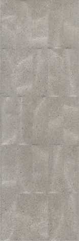Плитка Безана серый структура обрезной 25x75