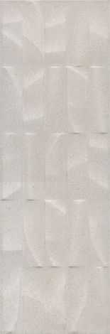 Плитка Безана серый светлый структура обрезной 25x75