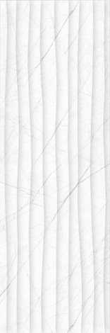 Плитка Верди Декорированный белый 1 25x75