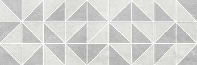 Декор Грэйс геометрия серый 20x60