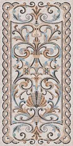 Керамогранит Мозаика беж декорированный лаппатированный 119