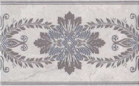 Декор Мармион Светло-серый 25x40
