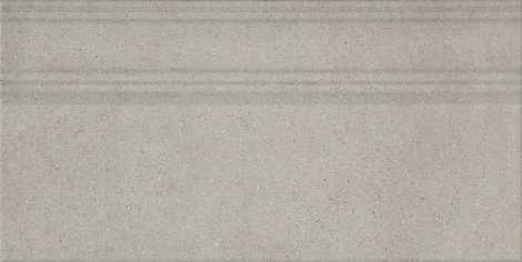 Плинтус Монсеррат серый светлый матовый обрезной 20x40