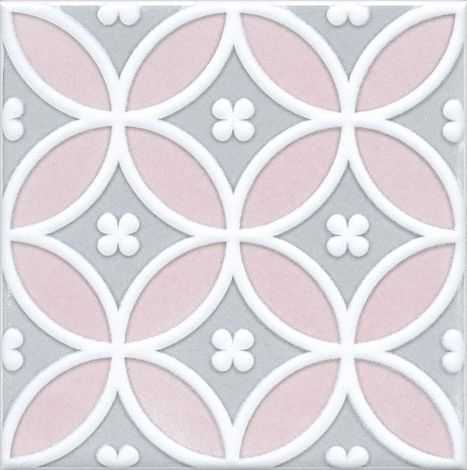 Декор Мурано розовый 15x15