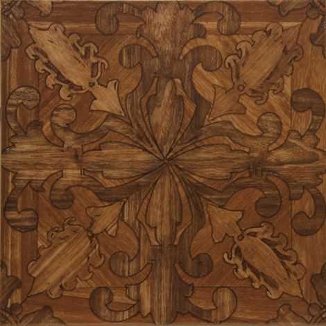 Плитка Сан-Дени темно-коричневая декоративная 44x44