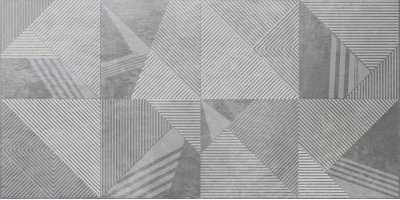 Декор Синай квадраты серый 30x60