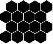 Мозаика Uniwersalna Mozaika prasowana Nero hexagon