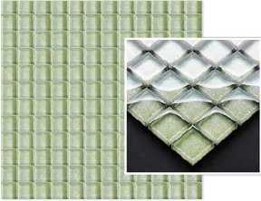 Мозаика Uniwersalna Mozaika Szklana Verde Brokat 2